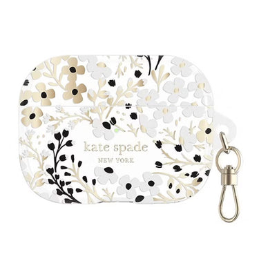 Kate Spade for AirPods Pro Case for 1st / 2nd Gen - Multi Floral Black & White